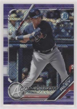 2019 Bowman - Chrome Prospects - Mega Box Purple Mojo Refractor #BCP-129 - Austin Riley /250