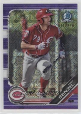 2019 Bowman - Chrome Prospects - Mega Box Purple Mojo Refractor #BCP-43 - Nick Senzel /250