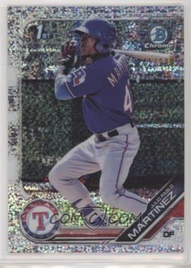 2019 Bowman - Chrome Prospects - Speckle Refractor #BCP-30 - Julio Pablo Martinez /299