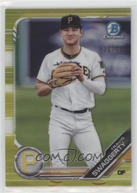 2019 Bowman - Chrome Prospects - Yellow Refractor #BCP-93 - Travis Swaggerty /75
