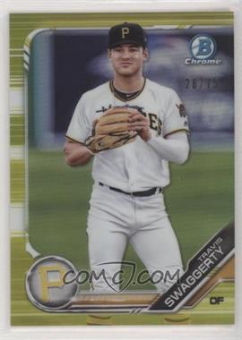 2019 Bowman - Chrome Prospects - Yellow Refractor #BCP-93 - Travis Swaggerty /75