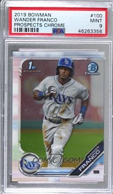 2019 Bowman - Chrome Prospects #BCP-100 - Wander Franco [PSA 9 MINT]