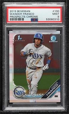 2019 Bowman - Chrome Prospects #BCP-100 - Wander Franco [PSA 9 MINT]