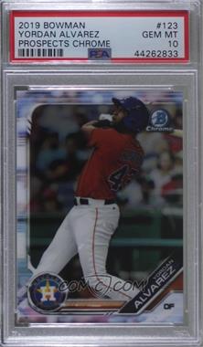 2019 Bowman - Chrome Prospects #BCP-123 - Yordan Alvarez [PSA 10 GEM MT]