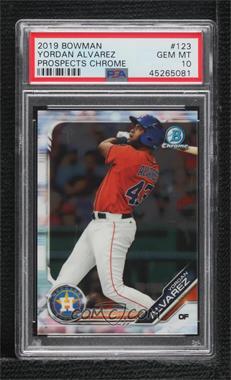 2019 Bowman - Chrome Prospects #BCP-123 - Yordan Alvarez [PSA 10 GEM MT]