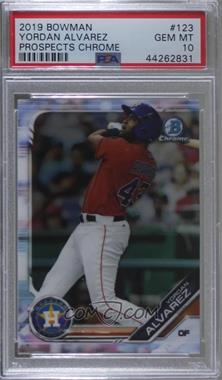 2019 Bowman - Chrome Prospects #BCP-123 - Yordan Alvarez [PSA 10 GEM MT]