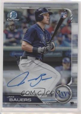 2019 Bowman - Chrome Rookie Autographs - Refractor #CRA-JB - Jake Bauers /499