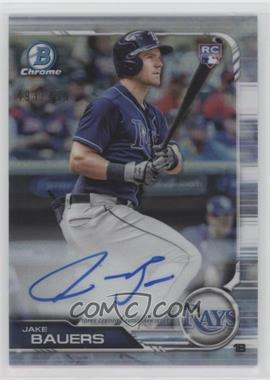 2019 Bowman - Chrome Rookie Autographs - Refractor #CRA-JB - Jake Bauers /499