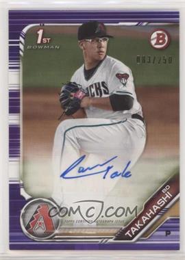 2019 Bowman - Prospect Autographs - Purple #PA-BT - Bo Takahashi /250