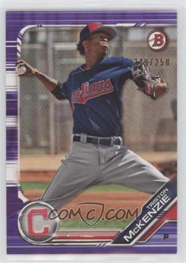 2019 Bowman - Prospects - Purple #BP-40 - Triston McKenzie /250