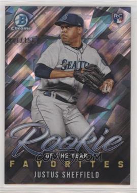 2019 Bowman - ROY Favorites Chrome - Atomic Refractor #ROYF-11 - Justus Sheffield /150