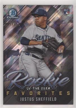 2019 Bowman - ROY Favorites Chrome - Atomic Refractor #ROYF-11 - Justus Sheffield /150