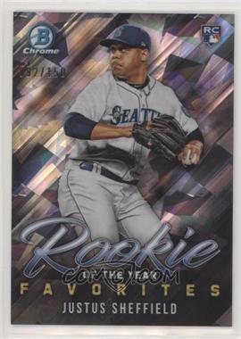 2019 Bowman - ROY Favorites Chrome - Atomic Refractor #ROYF-11 - Justus Sheffield /150