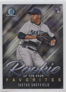 2019 Bowman - ROY Favorites Chrome #ROYF-11 - Justus Sheffield