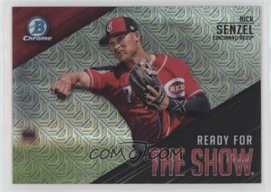 2019 Bowman - Ready for the Show Chrome - Mega Box Mojo Refractor #RFTS-9 - Nick Senzel