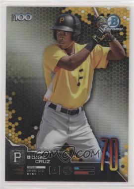 2019 Bowman - Scouts Top 100 Chrome - Gold Refractor #BTP-70 - Oneil Cruz /50