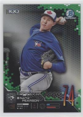 2019 Bowman - Scouts Top 100 Chrome - Green Refractor #BTP-74 - Nate Pearson /99