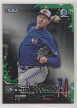 2019 Bowman - Scouts Top 100 Chrome - Green Refractor #BTP-74 - Nate Pearson /99