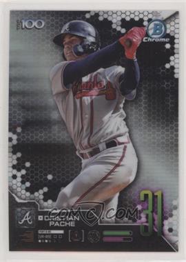 2019 Bowman - Scouts Top 100 Chrome #BTP-31 - Cristian Pache