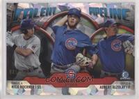 Nico Hoerner, Thomas Hatch, Adbert Alzolay #/150