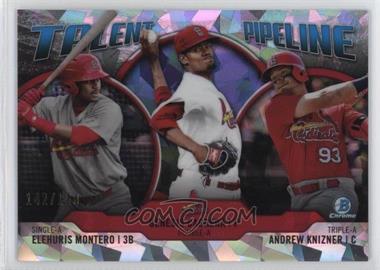 2019 Bowman - Talent Pipeline Chrome - Atomic Refractor #TP-STL - Elehuris Montero, Genesis Cabrera, Andrew Knizner /150