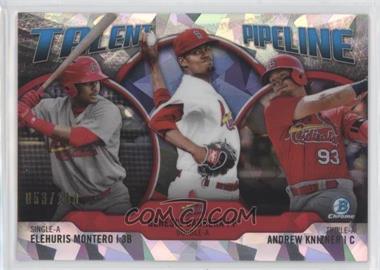 2019 Bowman - Talent Pipeline Chrome - Atomic Refractor #TP-STL - Elehuris Montero, Genesis Cabrera, Andrew Knizner /150