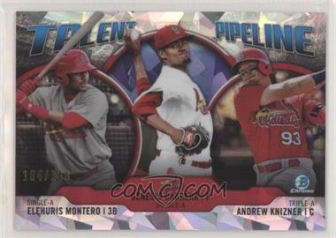 2019 Bowman - Talent Pipeline Chrome - Atomic Refractor #TP-STL - Elehuris Montero, Genesis Cabrera, Andrew Knizner /150