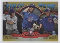 Nico Hoerner, Thomas Hatch, Adbert Alzolay #/50