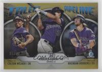 Colton Welker, Roberto Ramos, Brendan Rodgers #/50