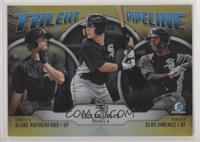 Blake Rutherford, Zack Collins, Eloy Jimenez #/50