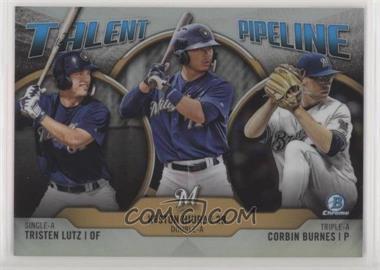 2019 Bowman - Talent Pipeline Chrome #TP-MIL - Tristen Lutz, Keston Hiura, Corbin Burnes