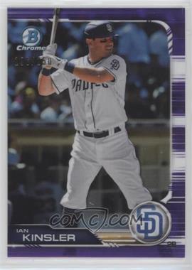 2019 Bowman Chrome - [Base] - Purple Refractor #19 - Ian Kinsler /250