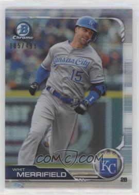 2019 Bowman Chrome - [Base] - Refractor #22 - Whit Merrifield /499