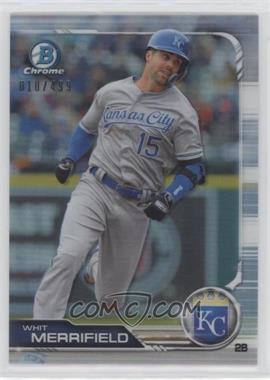 2019 Bowman Chrome - [Base] - Refractor #22 - Whit Merrifield /499