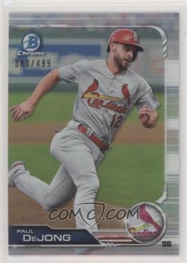 2019 Bowman Chrome - [Base] - Refractor #93 - Paul DeJong /499