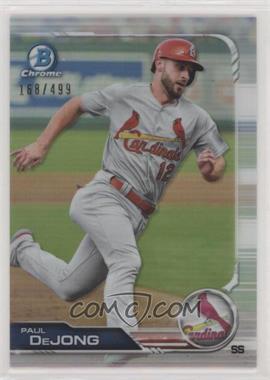 2019 Bowman Chrome - [Base] - Refractor #93 - Paul DeJong /499