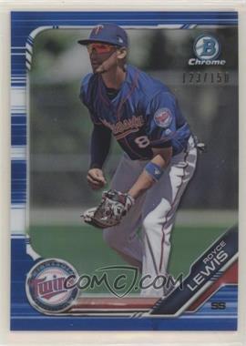 2019 Bowman Chrome - Prospects - Blue Refractor #BCP-151 - Royce Lewis /150