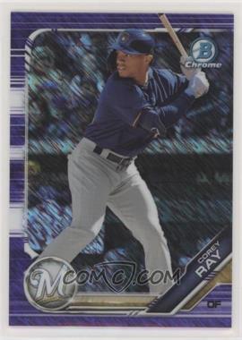 2019 Bowman Chrome - Prospects - Purple Shimmer Refractor #BCP-207 - Corey Ray