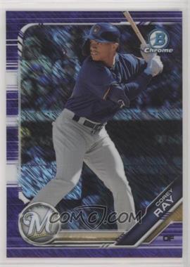 2019 Bowman Chrome - Prospects - Purple Shimmer Refractor #BCP-207 - Corey Ray