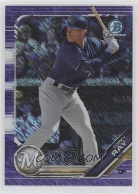 2019 Bowman Chrome - Prospects - Purple Shimmer Refractor #BCP-207 - Corey Ray