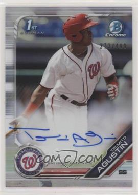 2019 Bowman Chrome - Prospects Autographs - Refractor #CPA-TA - Telmito Agustin /499