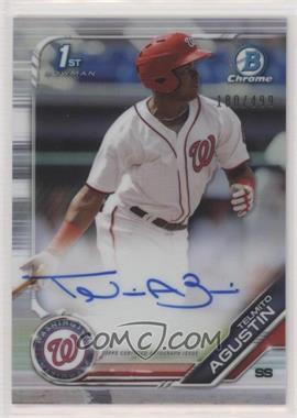 2019 Bowman Chrome - Prospects Autographs - Refractor #CPA-TA - Telmito Agustin /499