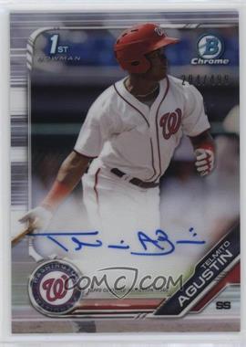 2019 Bowman Chrome - Prospects Autographs - Refractor #CPA-TA - Telmito Agustin /499