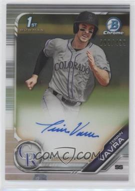 2019 Bowman Chrome - Prospects Autographs - Refractor #CPA-TV - Terrin Vavra /499 [EX to NM]