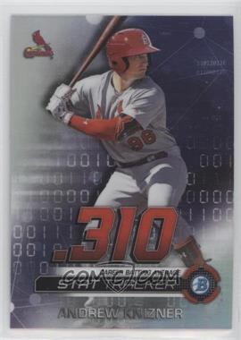 2019 Bowman Chrome - Stat Tracker #ST-AK - Andrew Knizner