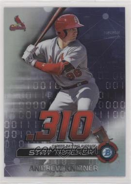 2019 Bowman Chrome - Stat Tracker #ST-AK - Andrew Knizner