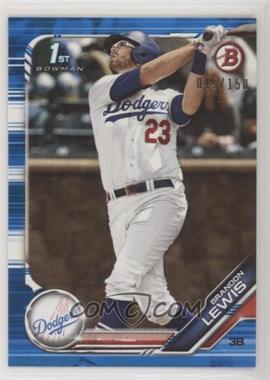 2019 Bowman Draft - [Base] - Blue #BD-40 - Brandon Lewis /150