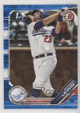 2019 Bowman Draft - [Base] - Blue #BD-40 - Brandon Lewis /150