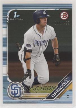 2019 Bowman Draft - [Base] - Sky Blue #BD-183 - Logan Driscoll /499