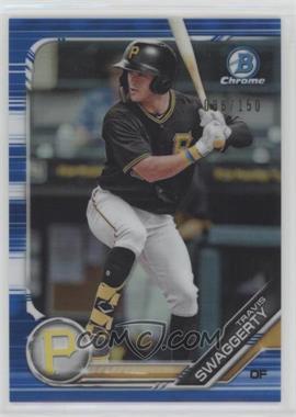 2019 Bowman Draft - Chrome - Blue Refractor #BDC-170 - Travis Swaggerty /150